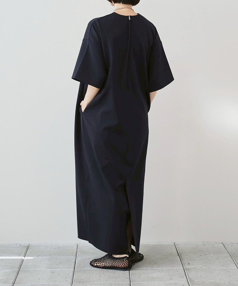【TODAYFUL / トゥデイフル】Halfsleeve Easy Dress / ハーフスリーブ イージードレス