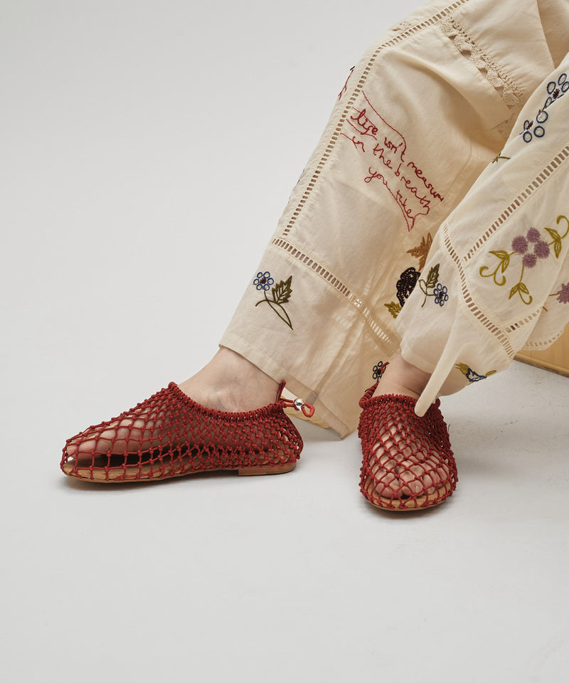 【TODAYFUL / トゥデイフル】Embroidery Patchwork Trousers / エンブロイダリーパッチワークトラウザーズ