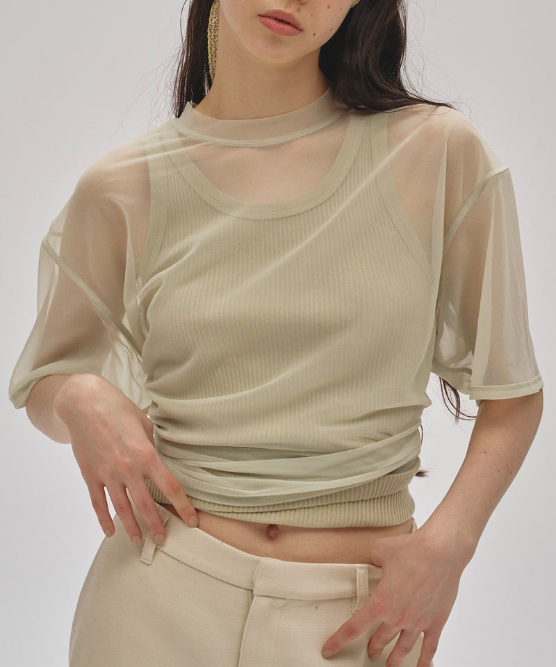 【TODAYFUL / トゥデイフル】Seamless Rib Tanktop / シームレスリブタンクトップ