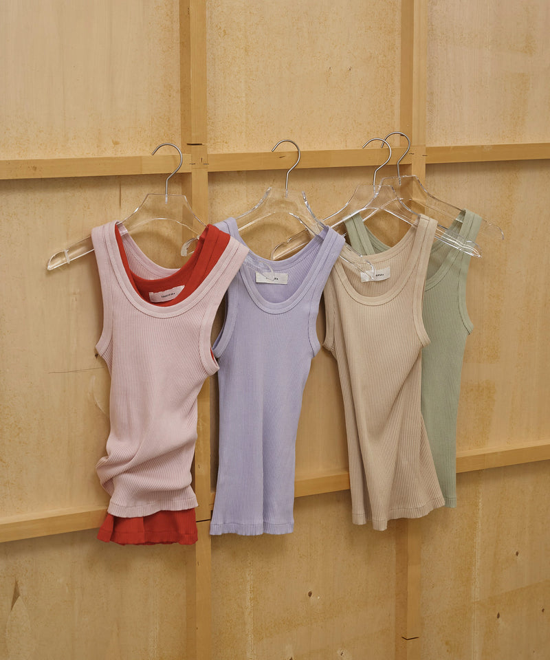 【TODAYFUL / トゥデイフル】Seamless Rib Tanktop / シームレスリブタンクトップ