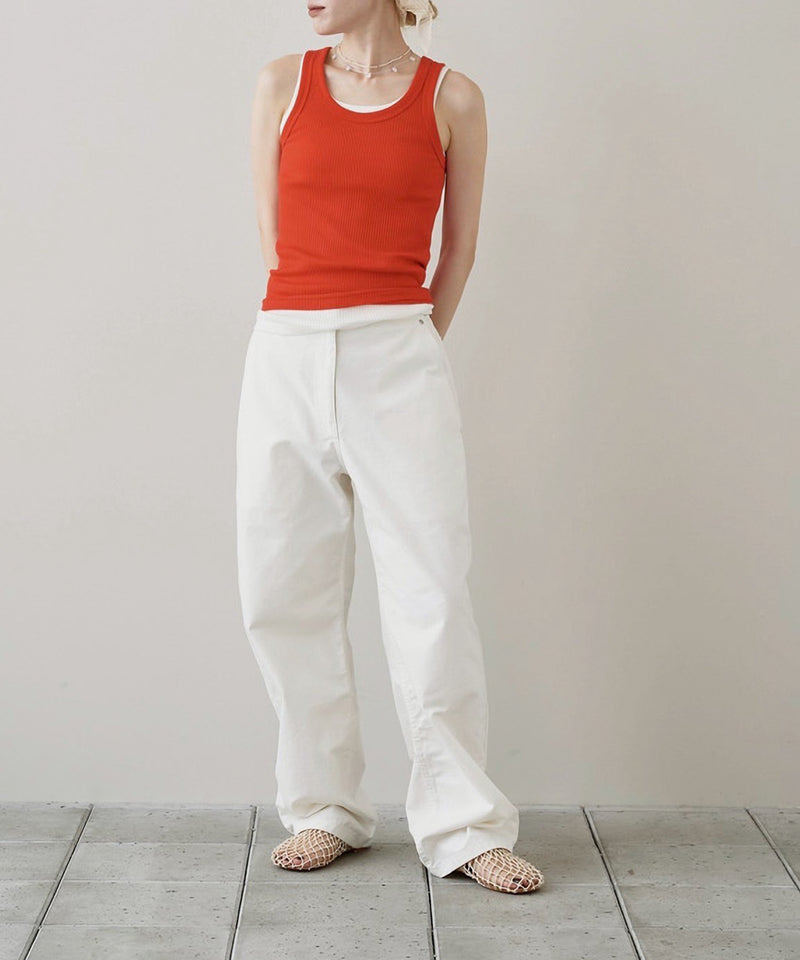 【TODAYFUL / トゥデイフル】Seamless Rib Tanktop / シームレスリブタンクトップ