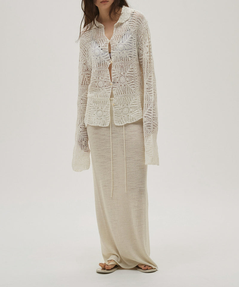 【TODAYFUL / トゥデイフル】Crochet Lace Shirts / クロシェレースシャツ