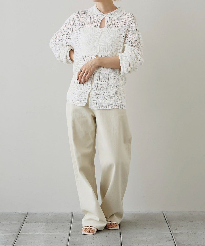 【TODAYFUL / トゥデイフル】Crochet Lace Shirts / クロシェレースシャツ