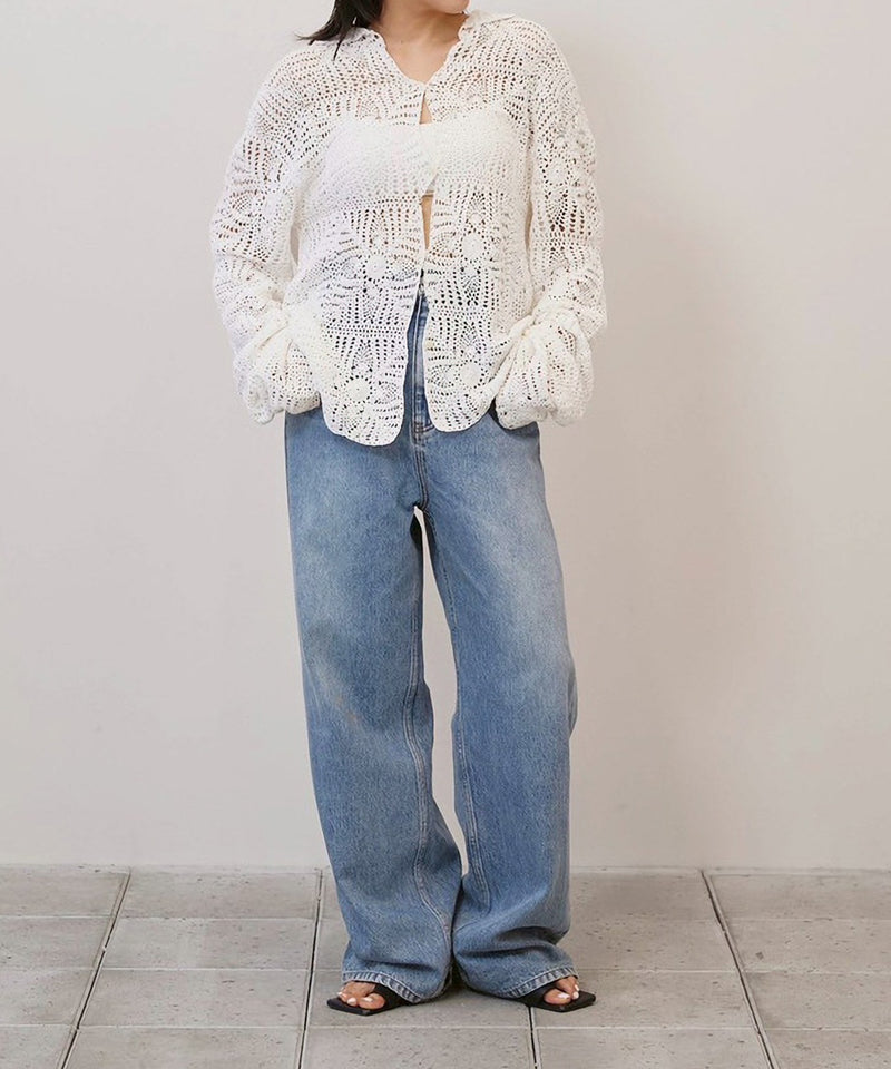 【TODAYFUL / トゥデイフル】Crochet Lace Shirts / クロシェレースシャツ