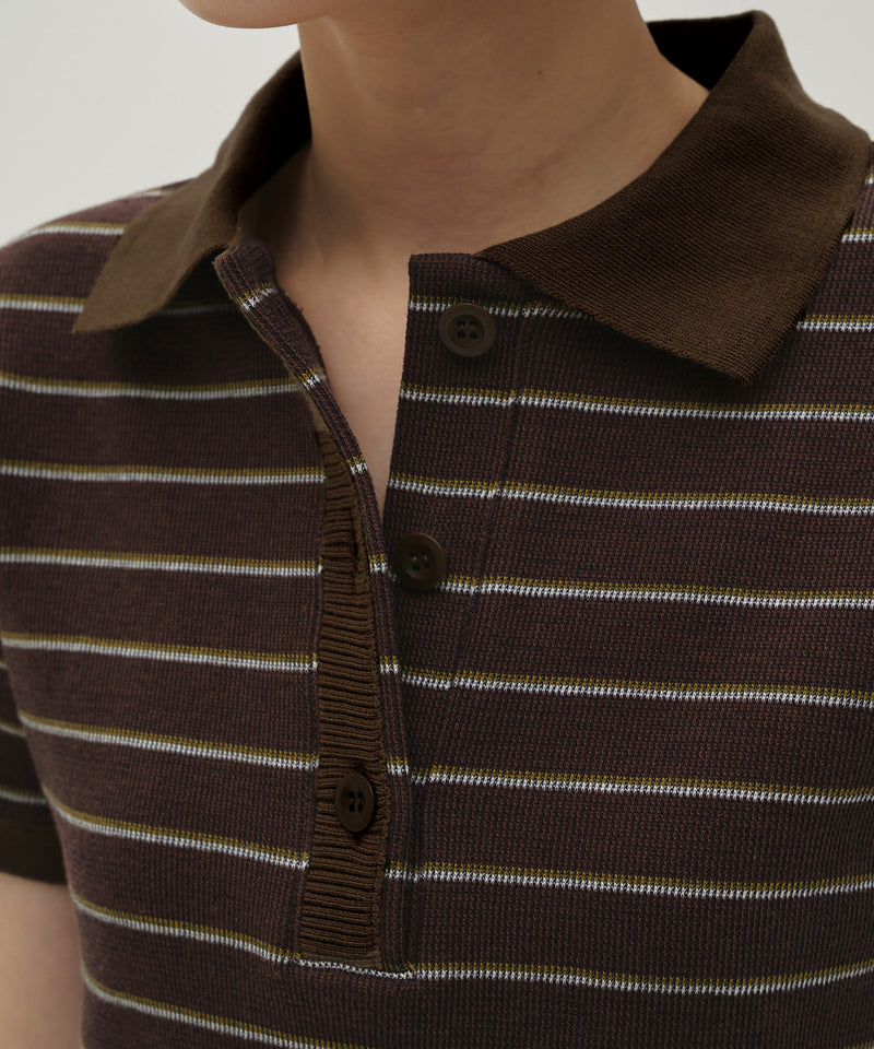 5月上旬入荷予定【TODAYFUL / トゥデイフル】Border Polo Tops / ボーダーポロトップス