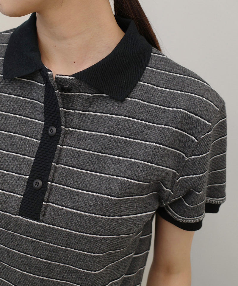 5月上旬入荷予定【TODAYFUL / トゥデイフル】Border Polo Tops / ボーダーポロトップス