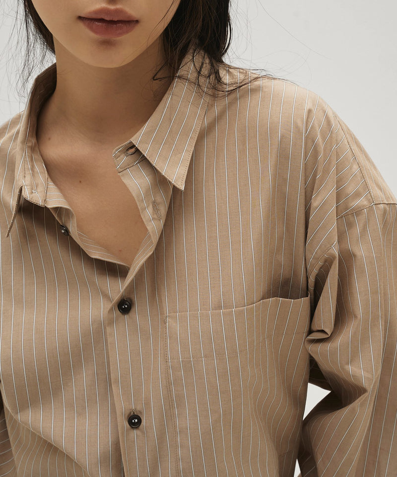 【TODAYFUL / トゥデイフル】Stripe Pocket Shirts / トライプポケットシャツ