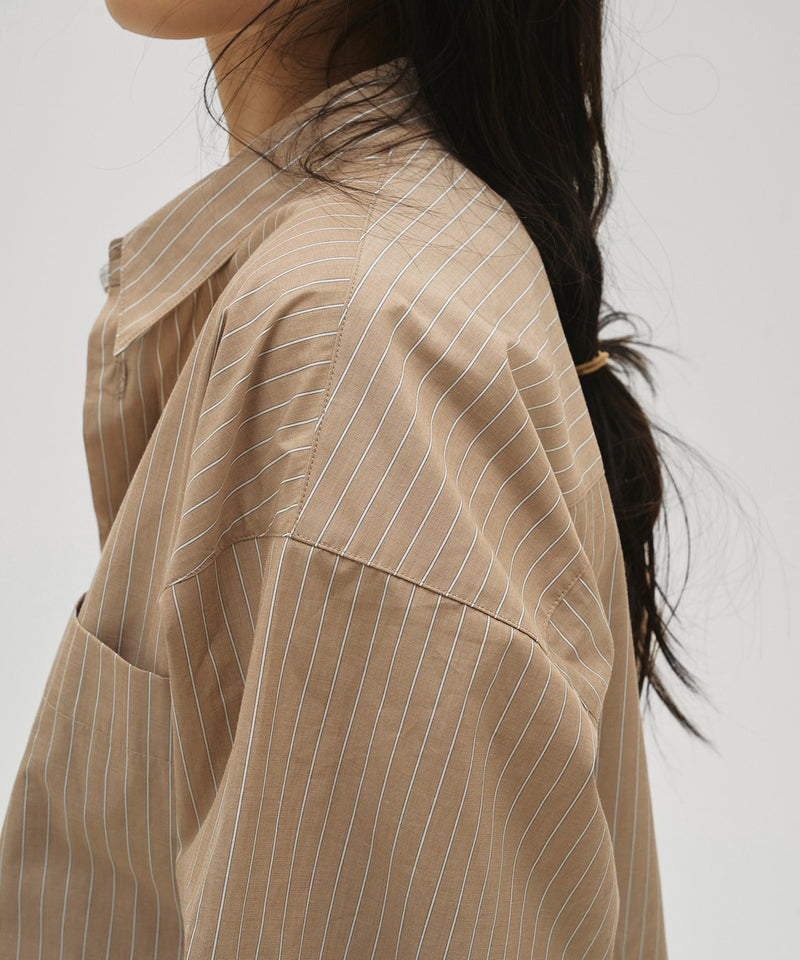【TODAYFUL / トゥデイフル】Stripe Pocket Shirts / トライプポケットシャツ
