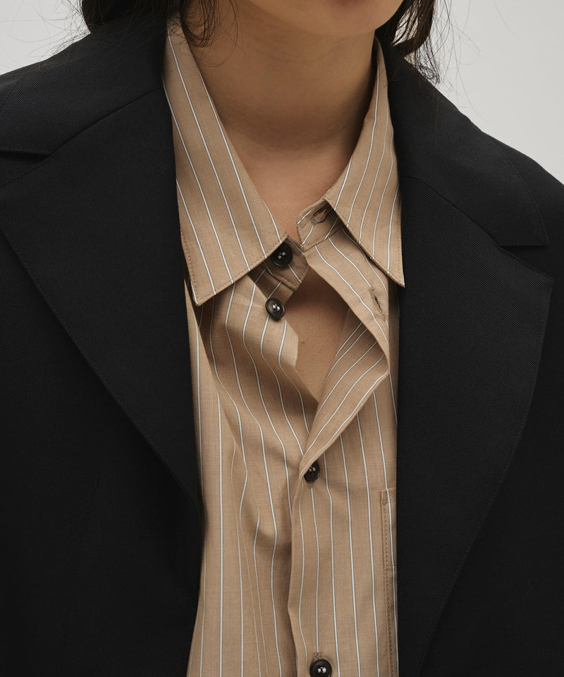 【TODAYFUL / トゥデイフル】Stripe Pocket Shirts / トライプポケットシャツ