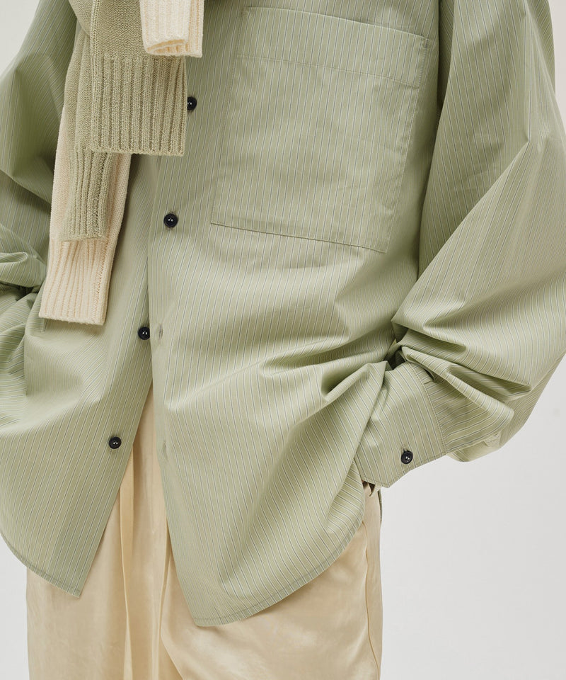 【TODAYFUL / トゥデイフル】Stripe Pocket Shirts / トライプポケットシャツ