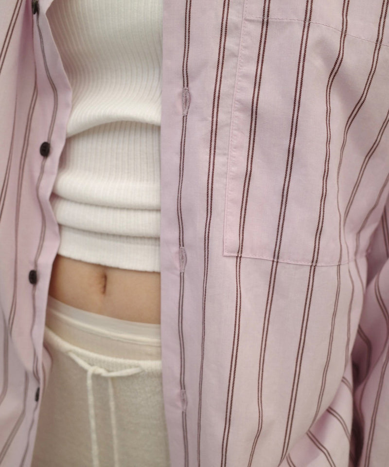 【TODAYFUL / トゥデイフル】Stripe Pocket Shirts / トライプポケットシャツ