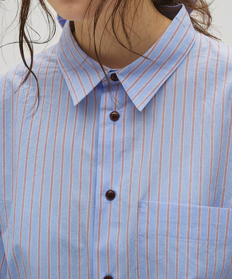 【TODAYFUL / トゥデイフル】Stripe Pocket Shirts / トライプポケットシャツ