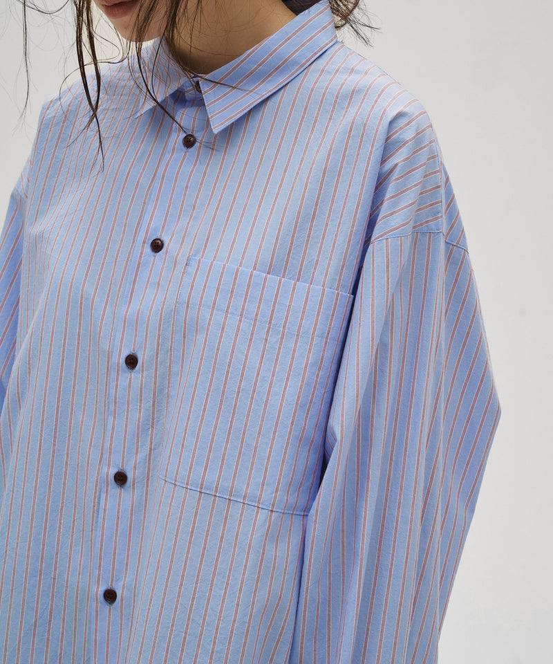 【TODAYFUL / トゥデイフル】Stripe Pocket Shirts / トライプポケットシャツ