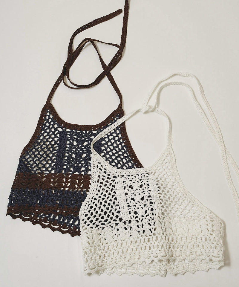【TODAYFUL / トゥデイフル】Crochet Knit Bustier / クロシェ ニット ビスチェ