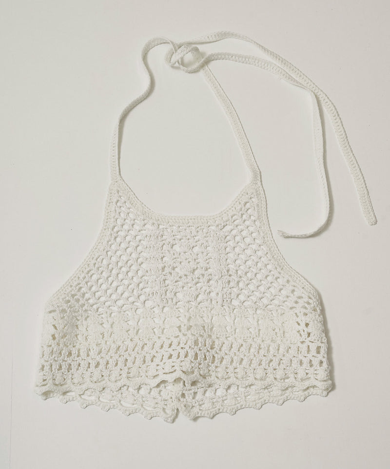 【TODAYFUL / トゥデイフル】Crochet Knit Bustier / クロシェ ニット ビスチェ