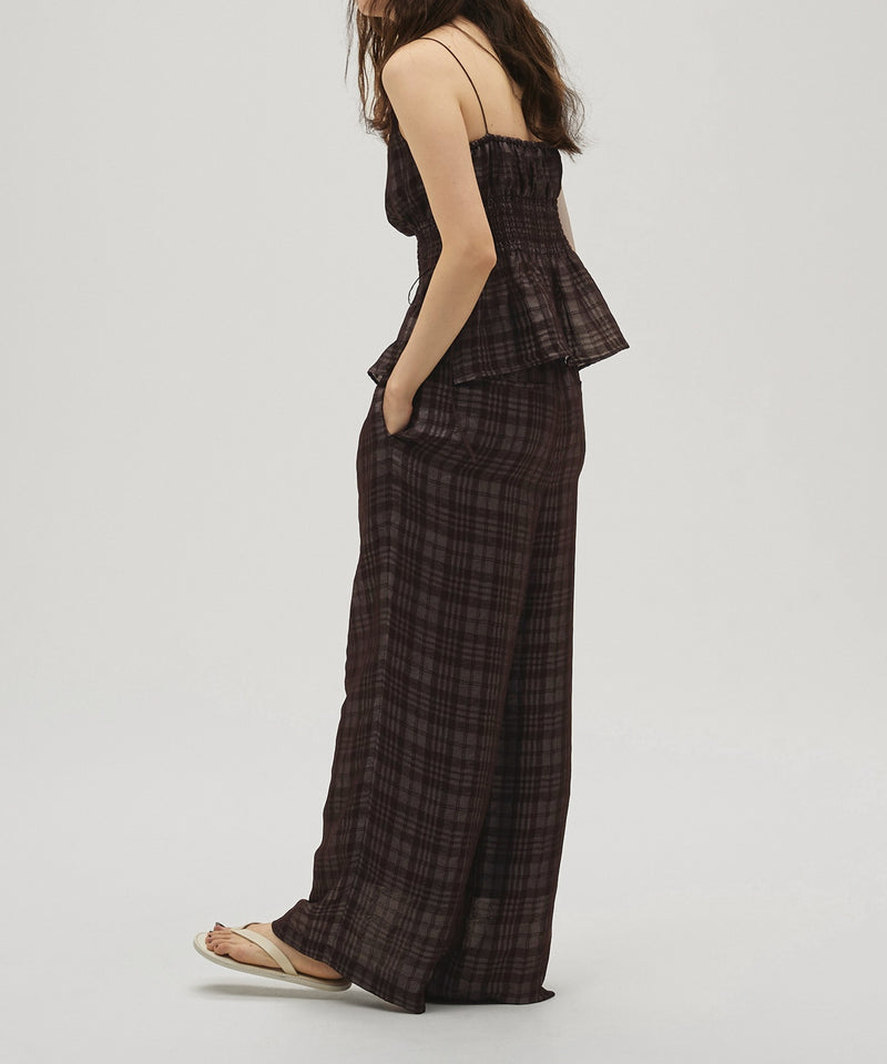 【TODAYFUL / トゥデイフル】Check Jacquard Camisole / チェック ジャカード キャミソール