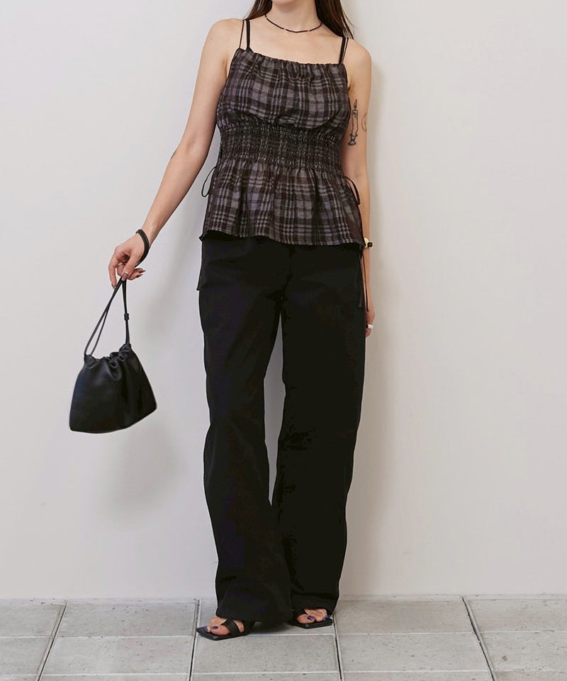 【TODAYFUL / トゥデイフル】Check Jacquard Camisole / チェック ジャカード キャミソール