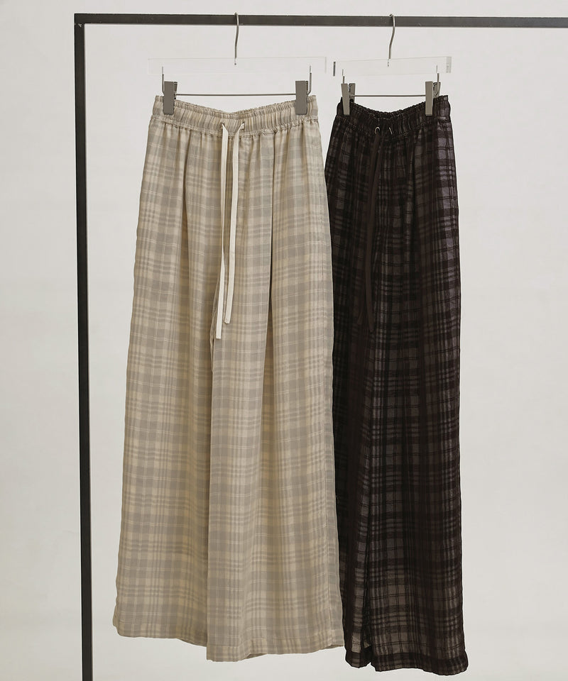 【TODAYFUL / トゥデイフル】Check Jacquard Pants / チェックジャガードパンツ