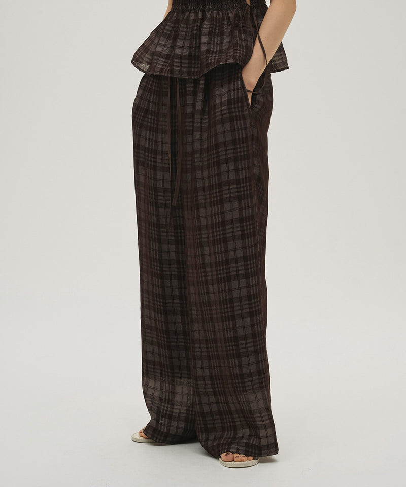 【TODAYFUL / トゥデイフル】Check Jacquard Pants / チェックジャガードパンツ
