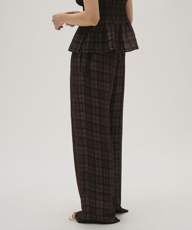 【TODAYFUL / トゥデイフル】Check Jacquard Pants / チェックジャガードパンツ