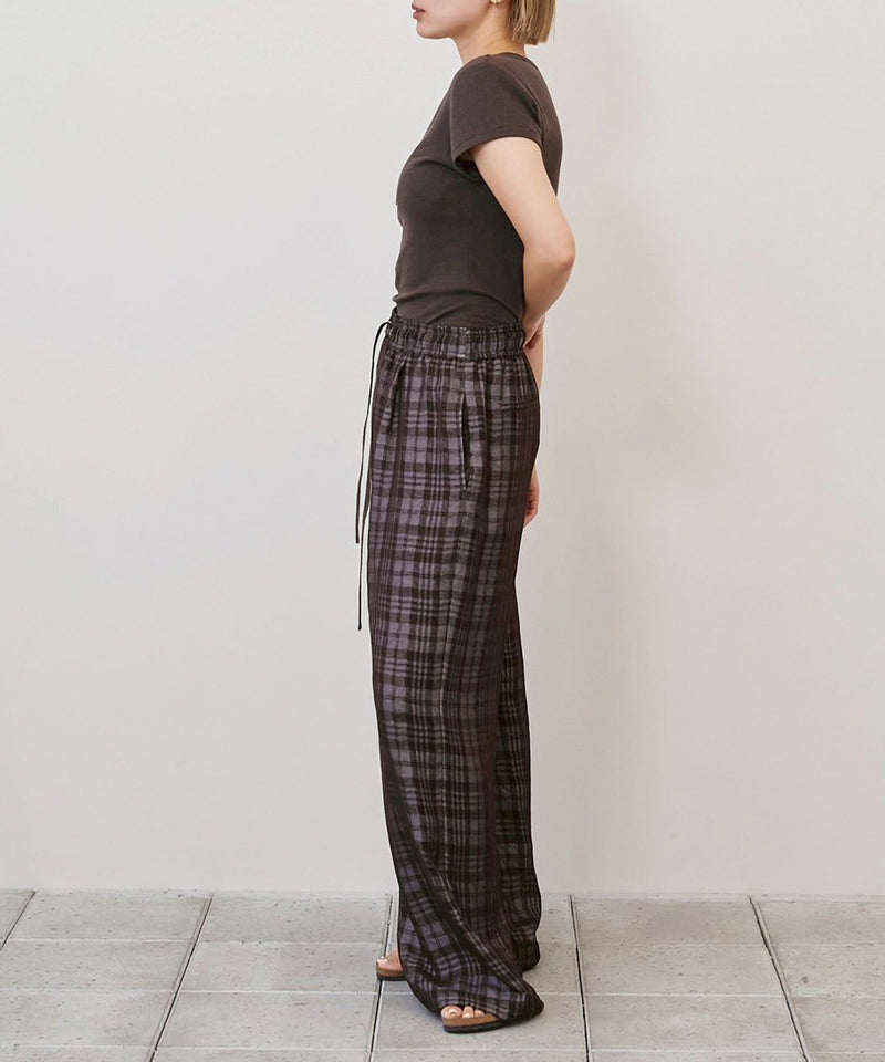 【TODAYFUL / トゥデイフル】Check Jacquard Pants / チェックジャガードパンツ