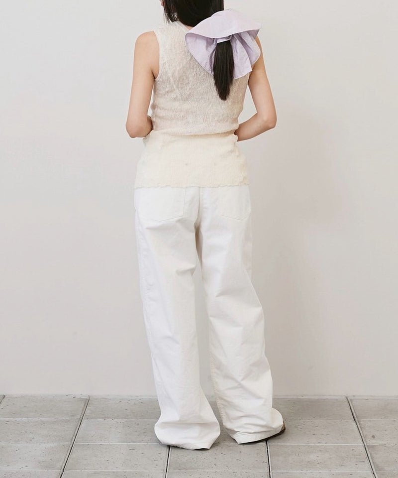 6月入荷予定【TODAYFUL / トゥデイフル】2way Sheer Knitvest / 2ウェイ シアー ニットベスト