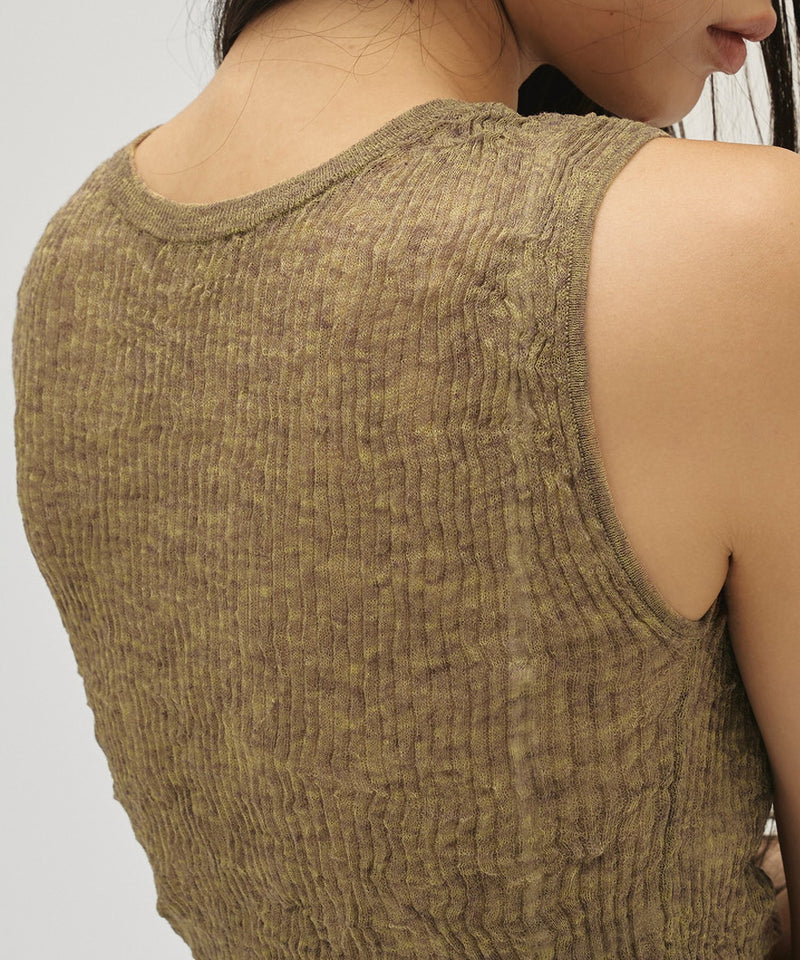 6月入荷予定【TODAYFUL / トゥデイフル】2way Sheer Knitvest / 2ウェイ シアー ニットベスト