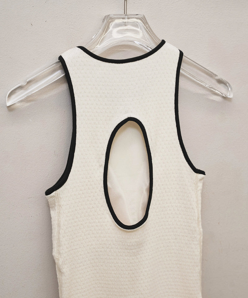 6月上旬入荷予定【TODAYFUL / トゥデイフル】Cupin Piping Tanktop / カップインパイピングタンクトップ