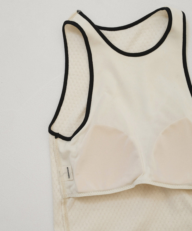 6月上旬入荷予定【TODAYFUL / トゥデイフル】Cupin Piping Tanktop / カップインパイピングタンクトップ