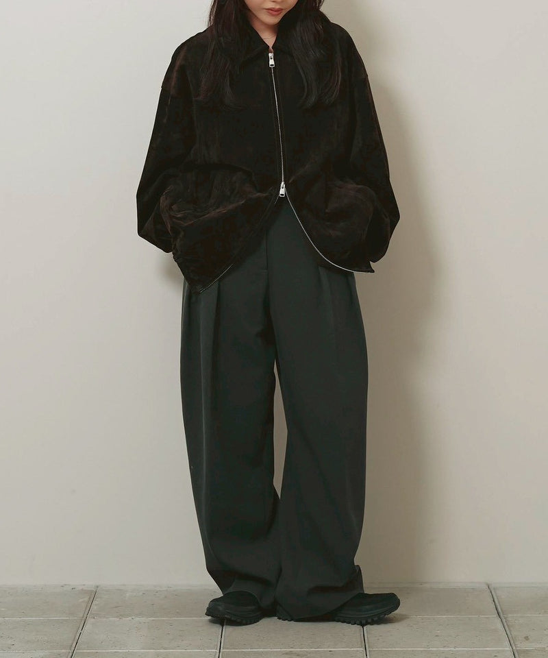 10月入荷予定【TODAYFUL / トゥデイフル】Suede Zip Blouson / スエードジップブルゾン