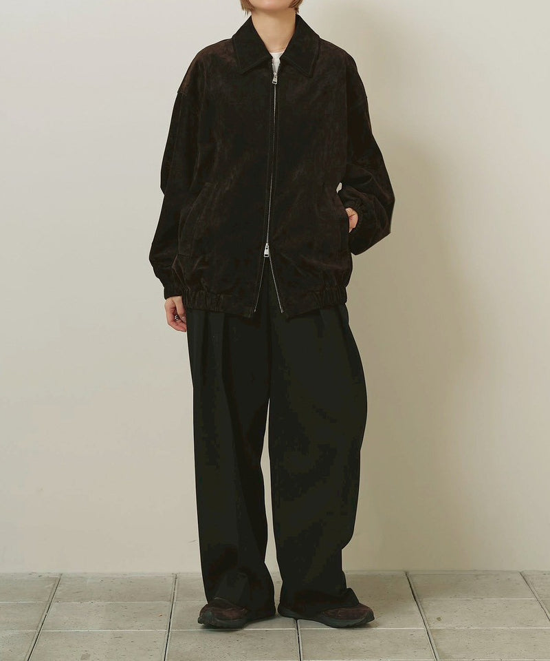 10月入荷予定【TODAYFUL / トゥデイフル】Suede Zip Blouson / スエードジップブルゾン
