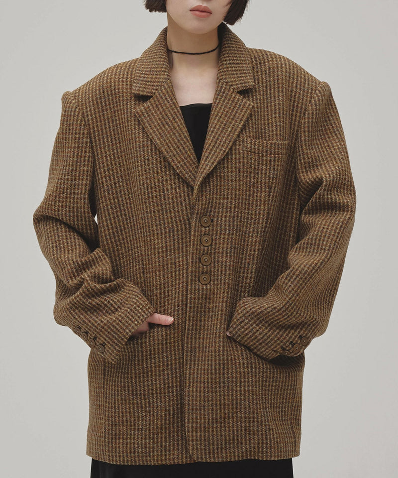 【TODAYFUL / トゥデイフル】Wool100% Check Jacket / ウール100%チェックジャケット