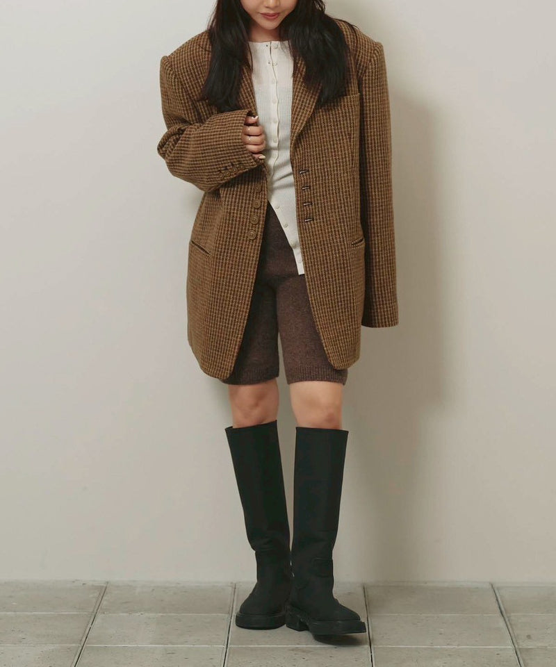 【TODAYFUL / トゥデイフル】Wool100% Check Jacket / ウール100%チェックジャケット