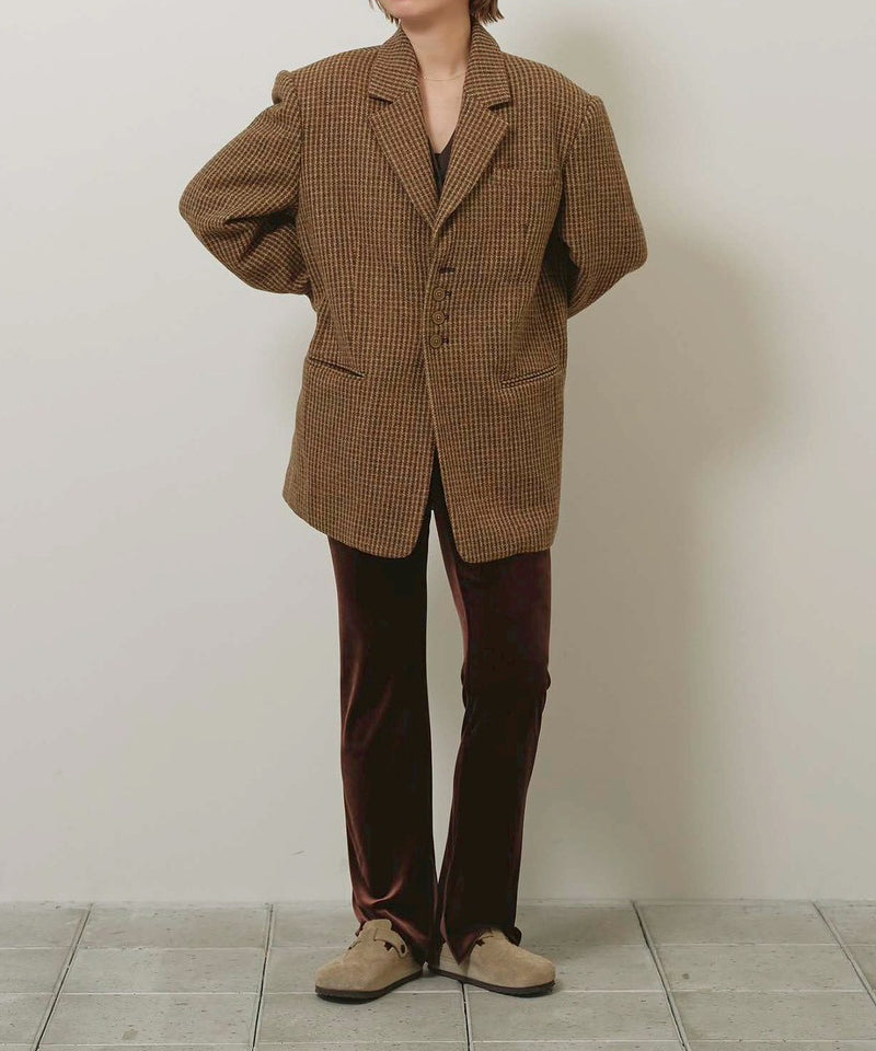 【TODAYFUL / トゥデイフル】Wool100% Check Jacket / ウール100%チェックジャケット