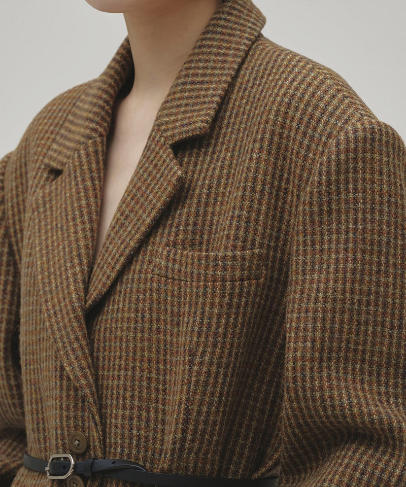 【TODAYFUL / トゥデイフル】Wool100% Check Jacket / ウール100%チェックジャケット