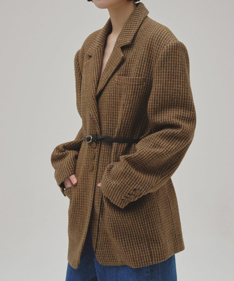【TODAYFUL / トゥデイフル】Wool100% Check Jacket / ウール100%チェックジャケット