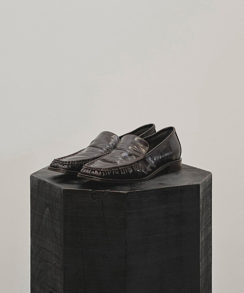 【TODAYFUL / トゥデイフル】Squaretoe Gather Loafers スクエアトゥギャザーローファー