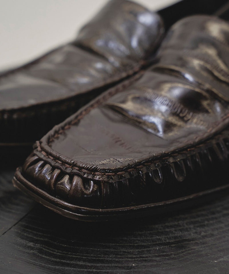 【TODAYFUL / トゥデイフル】Squaretoe Gather Loafers スクエアトゥギャザーローファー