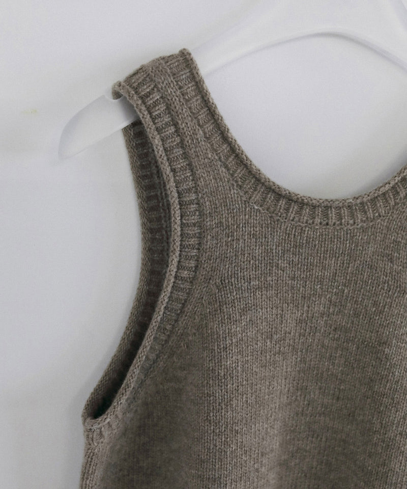 【ànuke / アンヌーク】Knit Long Tanktop / ニットロングタンクトップ
