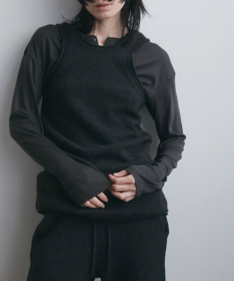 【ànuke / アンヌーク】Knit Long Tanktop / ニットロングタンクトップ