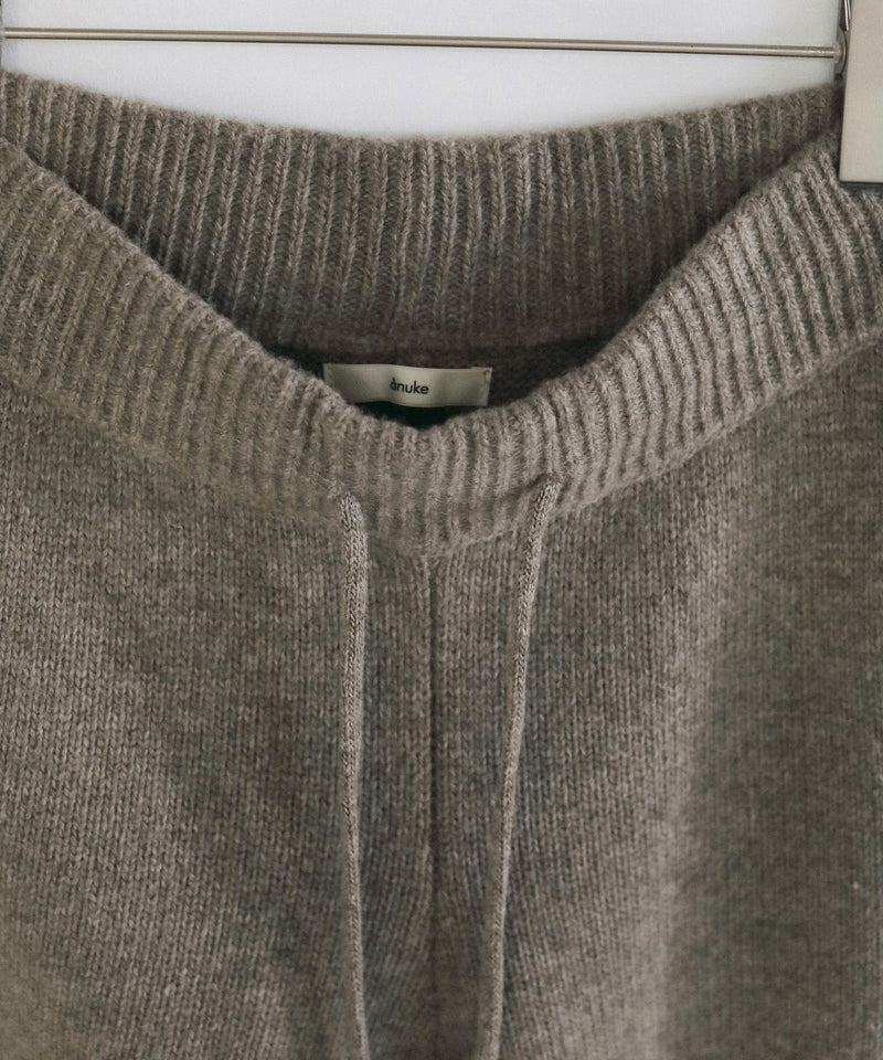 【ànuke / アンヌーク】Knit Cocoon Pants / ニットコクーンパンツ