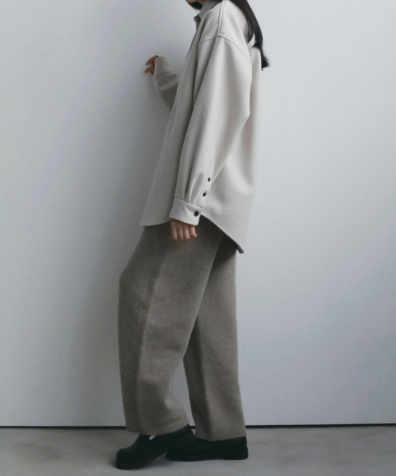 【ànuke / アンヌーク】Knit Cocoon Pants / ニットコクーンパンツ