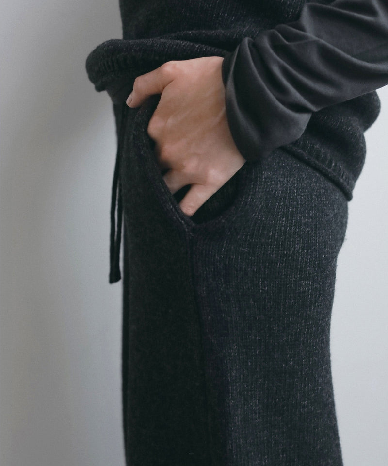 【ànuke / アンヌーク】Knit Cocoon Pants / ニットコクーンパンツ