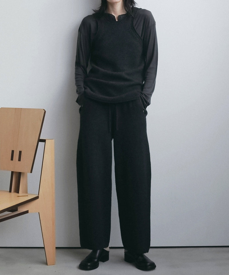 【ànuke / アンヌーク】Knit Cocoon Pants / ニットコクーンパンツ