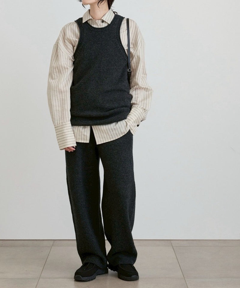【ànuke / アンヌーク】Knit Cocoon Pants / ニットコクーンパンツ
