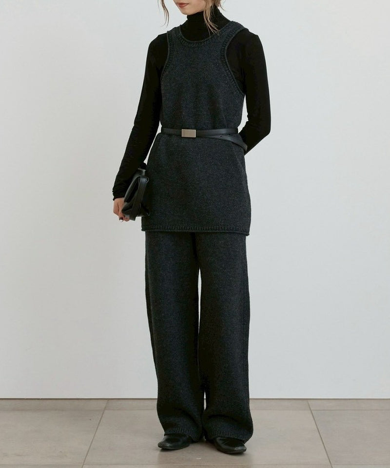 【ànuke / アンヌーク】Knit Cocoon Pants / ニットコクーンパンツ