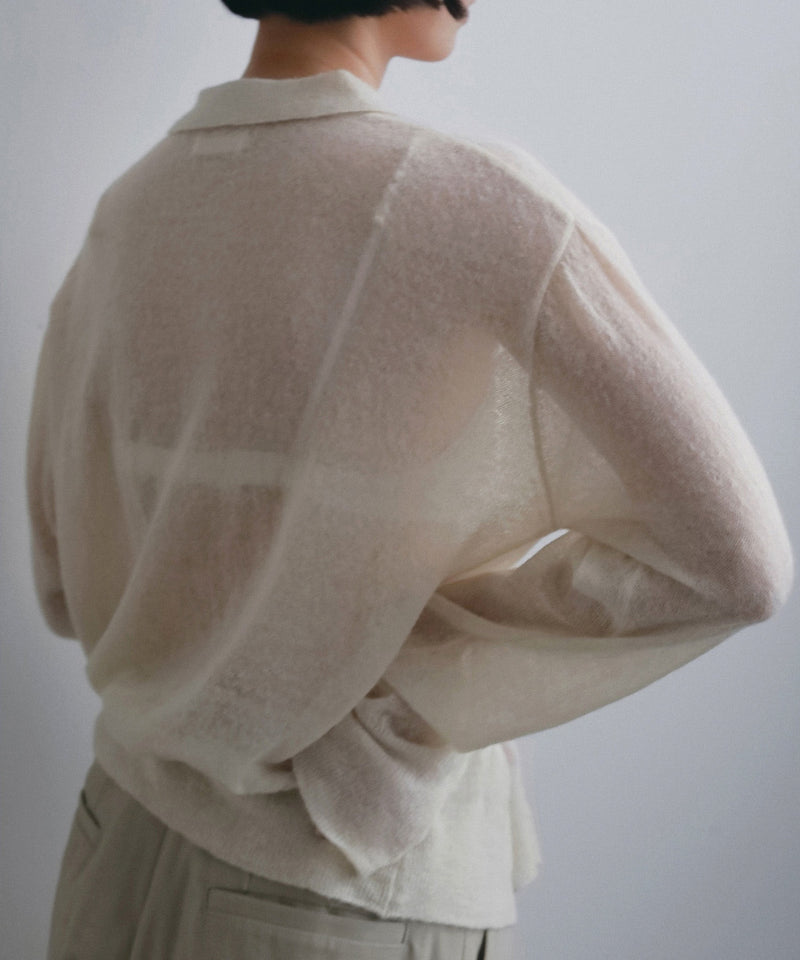 11月上旬～下旬頃入荷予定【ànuke / アンヌーク】Over Knit Shirts / オーバーニットシャツ