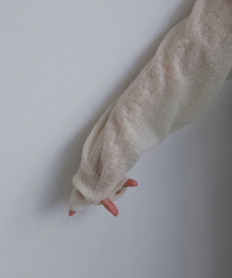 11月上旬～下旬頃入荷予定【ànuke / アンヌーク】Over Knit Shirts / オーバーニットシャツ