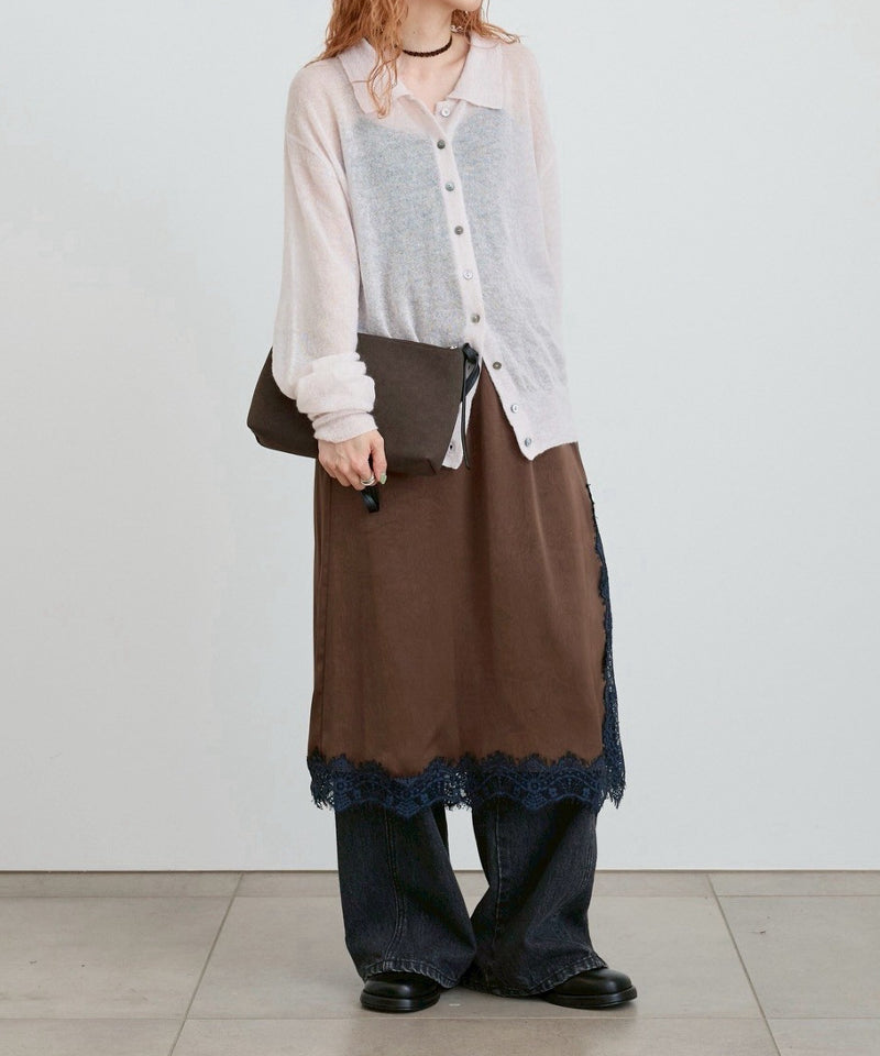 11月上旬～下旬頃入荷予定【ànuke / アンヌーク】Over Knit Shirts / オーバーニットシャツ