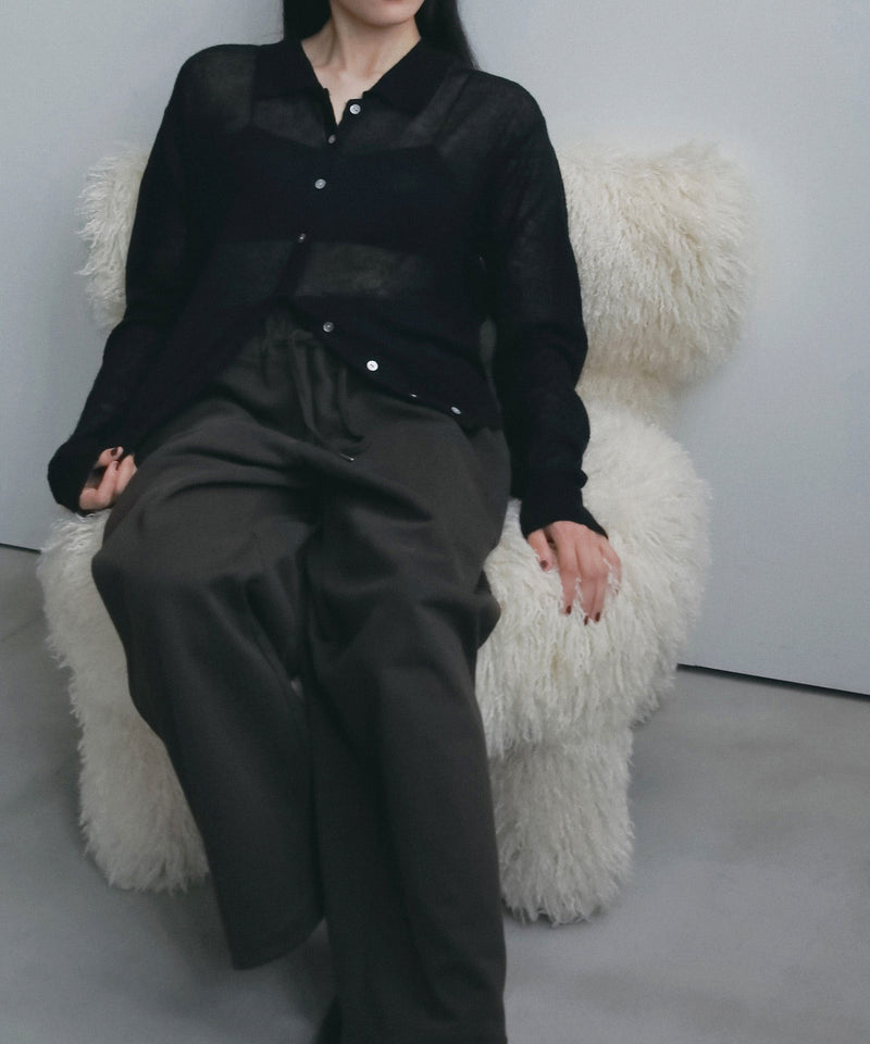 11月上旬～下旬頃入荷予定【ànuke / アンヌーク】Over Knit Shirts / オーバーニットシャツ